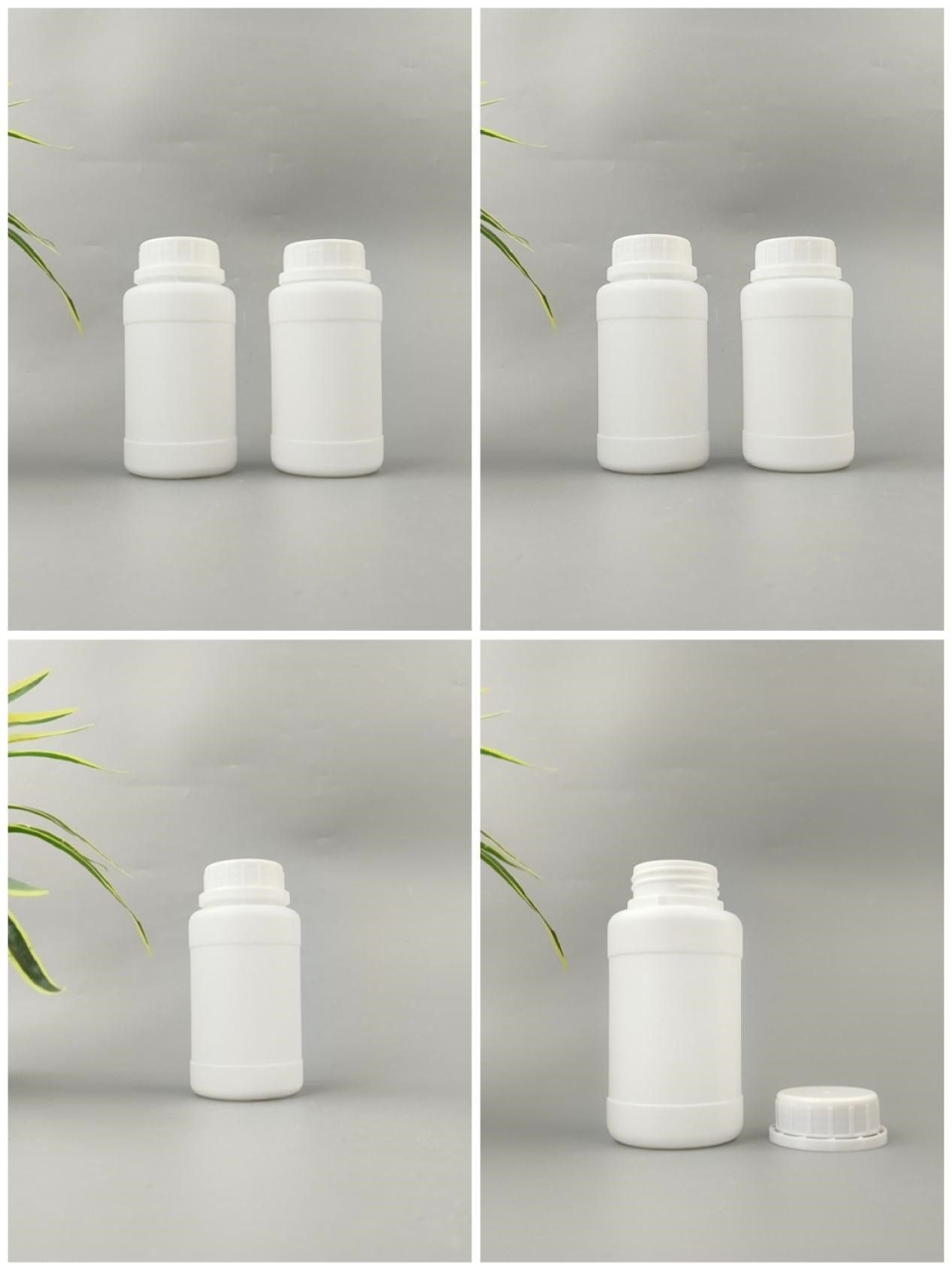 High Quality Plastic Small Round Shape Bottles